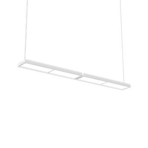 Suspension Double Louis Poulsen LP Slim 3000K et Dali Blanc