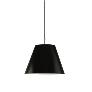 Luceplan Costanza Up/Down Suspension Aluminium M. Noir Abat-jour