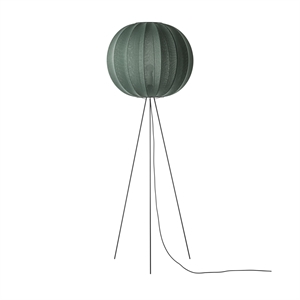 Made By Hand Knit-Wit Lampadaire Rond Haut Ø60 Tweed Vert