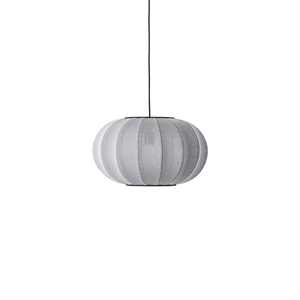 Made By Hand Ovale Tricoté Suspension Argent Ø45
