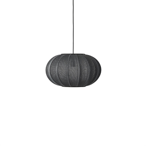 Made by Hand Knit-Wit Suspension Ovale Ø45 Noir