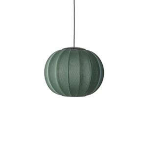 Made By Hand Knit-Wit Suspension Ronde Ø45 Tweed Vert LED