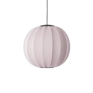 Suspension Ronde Made By Hand Knit-Wit Ø60 Rose Clair LED