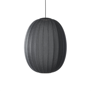 Made By Hand Knit-Wit Suspension Haute/Ovale Ø65 Noir LED