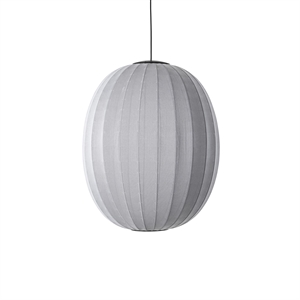 Made By Hand Knit-Wit Suspension Haute/Ovale Ø65 Argent LED