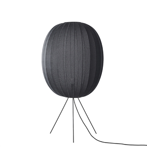 Made By Hand Knit-Wit Lampadaire Haut/Ovale Ø65 Noir