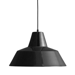 Made By Hand Lampe dAtelier Suspension Noir Brillant W4