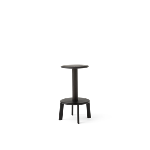 &Tradition Massif AV39 Tabouret de Bar Chêne Teinté Foncé/ Noir