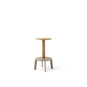 &Tradition Massif AV39 Tabouret de Bar Chêne/ Gris Beige