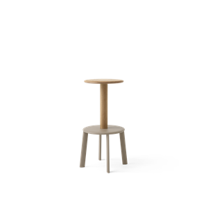 &Tradition Massif AV40 Tabouret de Bar Chêne/ Gris Beige