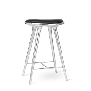 Tabouret de bar Mater en Aluminium recyclé, 69 cm