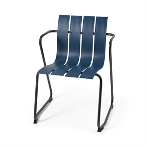 Chaise Mater Ocean Bleu Poussiéreux