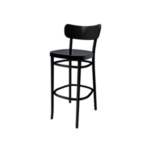 Tabouret de Bar Mazo MZO H75 Noir Teinté