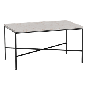 Table Basse Fritz Hansen Planner 75x45 cm Crème/ Noir
