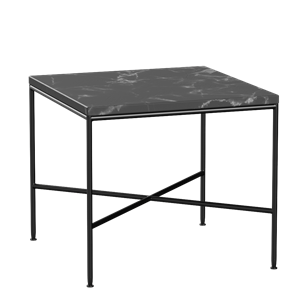 Table basse Fritz Hansen Planner 45x45 cm Anthracite/ Noir