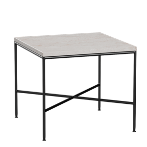 Table Basse Fritz Hansen Planner 45x45 cm Crème/ Noir