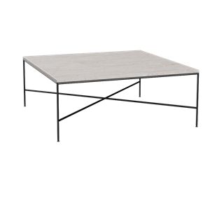 Table Basse Fritz Hansen Planner 80x80 cm Crème/ Noir