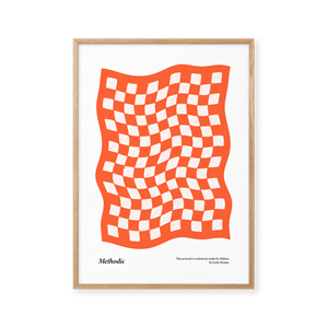 Peléton Méthodique Burnt Orange 50x70 Affiche