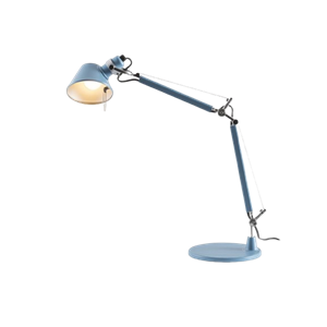Lampe à Poser Artemide Tolomeo Micro Bleu Clair Mat