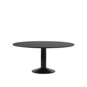 Muuto Midst Table de Salle à Mangerr Ø160 Linoléum Noir