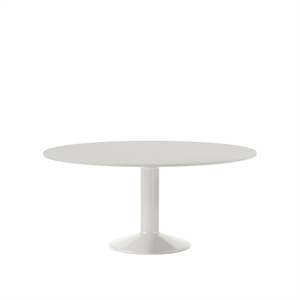 Table de Salle à Manger Centrale Muuto Ø160 Linoléum Gris