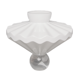 Vase Ballerine Stori Grand Laiteux