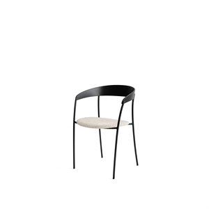 New Works Missing Dining Table Chair m. Accoudoir Chêne Noir/Barnum Lana
