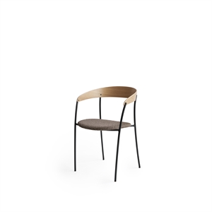 New Works Missing Dining Table Chair m. Accoudoir Chêne/Barnum Taupe Foncé