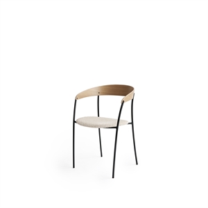 New Works Missing Dining Table Chair m. Accoudoir Chêne/Barnum Lana