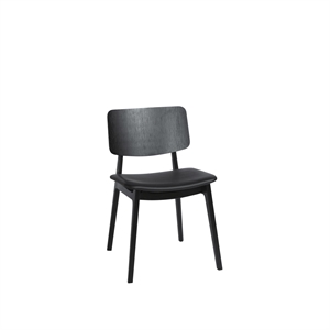 Magnus Olesen Freya Two Chaise de Table à Manger Chêne Teinté noir/Savane Noir 30314