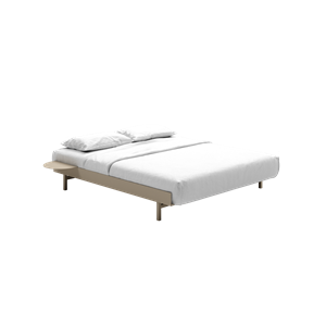 MOEBE Bed Cadre de Lit 90-180 cm Sable