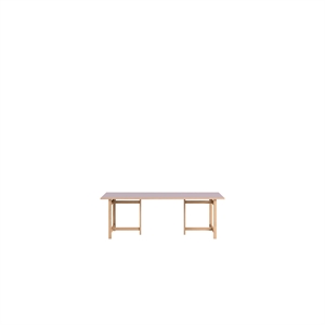 Table à Manger Rectangulaire MOEBE 220x90 Lilas Doux