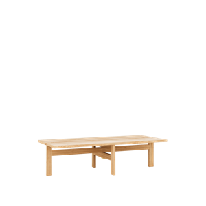 Moebe Rectangular Table Basse 115 cm Chêne
