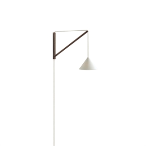 Applique Murale Suspendue MOEBE Chêne Fumé/ Blanc