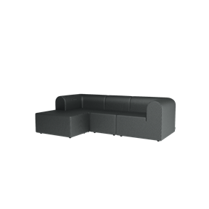 Canapé 3 places Montana Paradigm avec pouf gauche H166-Hallingdal166