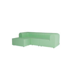 Canapé 3 places Montana Paradigm avec pouf gauche HE0912-Hero912