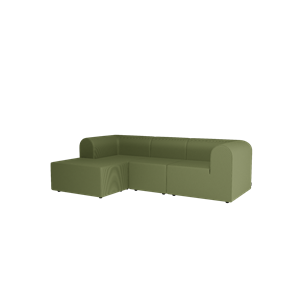 Canapé 3 places Montana Paradigm avec pouf côté gauche N68303-Nobel68303