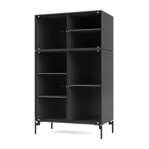 Montana Selection RIPPLE III Vitrine 04-Anthracite/03- Noir