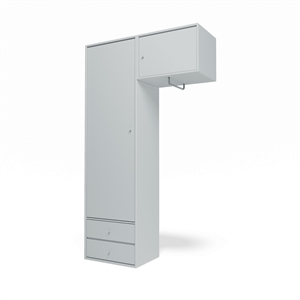 Armoire Montana Selection Attire II avec tringle 156-Oyster