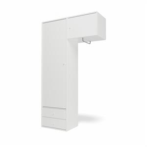 Armoire Montana Selection Attire II avec Tringle 01-Blanc