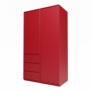 Armoire Montana Selection Attire III avec socle 165-Betterave