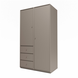 Armoire Montana Selection Attire III avec socle 141-Truffle