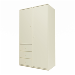 Armoire Montana Selection Attire III avec socle 150-Vanille
