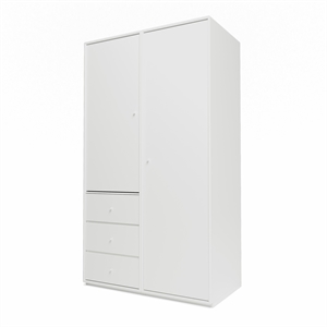 Armoire Montana Selection Attire III avec Socle 01-Blanc