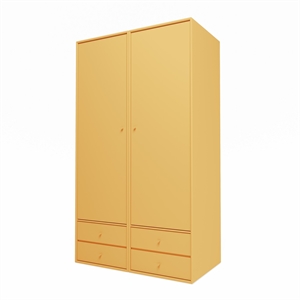 Armoire Montana Selection Attire III avec porte ouverte 166-Acacia