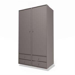 Montana Selection Attire III Armoire avec porte ouverte 35-Café