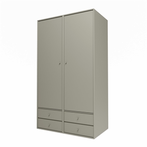 Armoire Montana Selection Attire III avec porte ouverte 144-Fennel