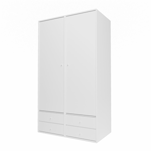 Armoire Montana Selection Attire III avec tringle 101-Blanc neuf
