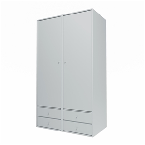 Armoire Montana Selection Attire III avec porte ouverte 156-Oyster