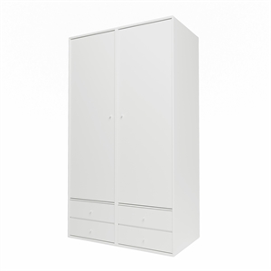 Armoire Montana Selection Attire III avec Tringle 01-Blanc
